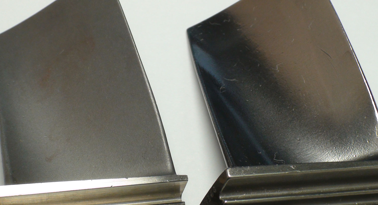 Metal Cleaned vs Not Cleaned