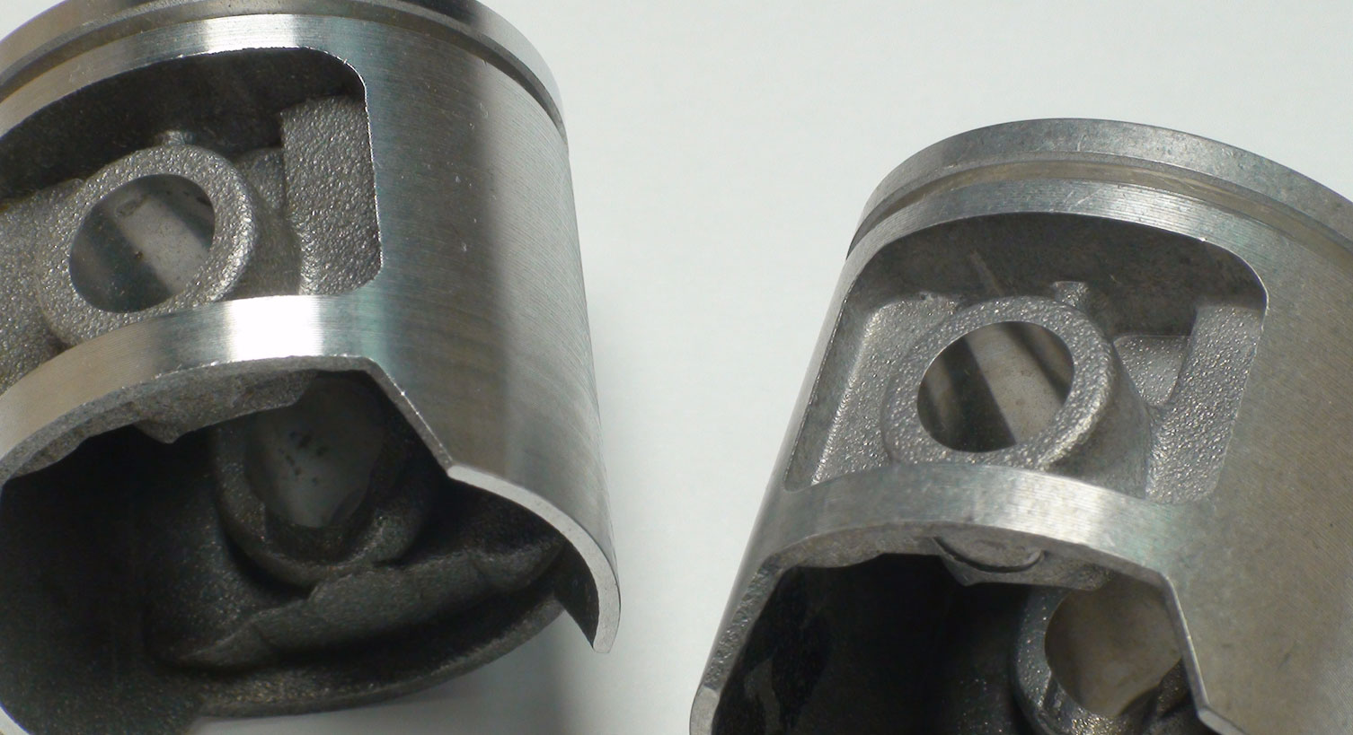 Metal Parts Cleaned and Uncleaned