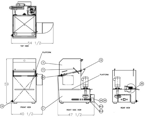 Cabinet Spray Washer System